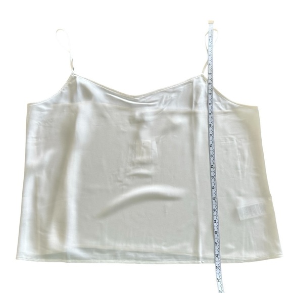 NEW J. CREW Factory Cream Shiny Camisole Shell Cami Size XXL - Picture 7 of 7
